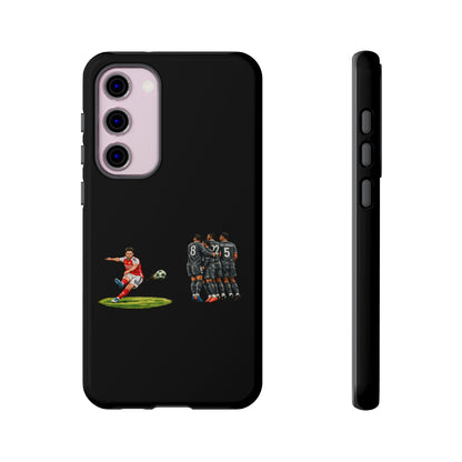 iPhone/Samsung Case - Declan Rice Free Kick (Arsenal phone case)