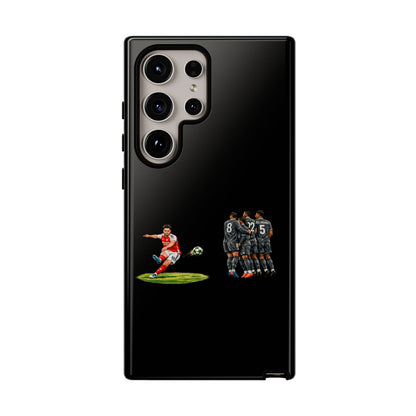 iPhone/Samsung Case - Declan Rice Free Kick (Arsenal phone case)