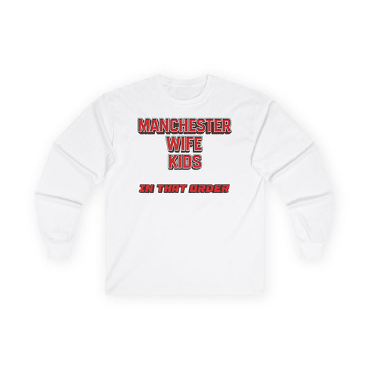 T-Shirt Manches Longues Mixte - In That Order (Man United)