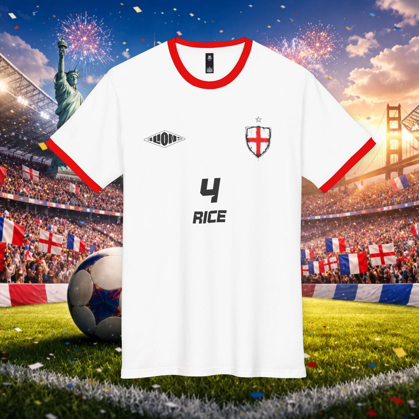T-Shirt - Declan Rice ( World Cup 2026, England )