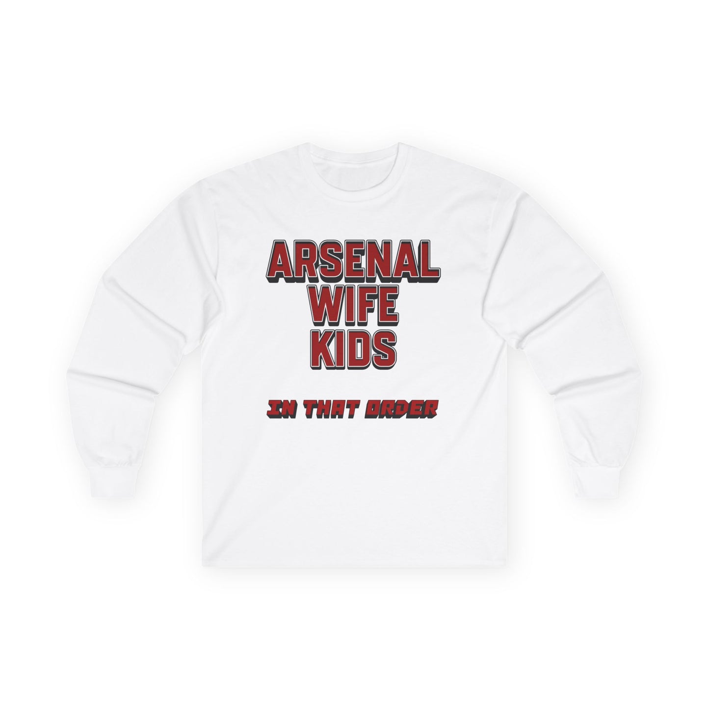 T-Shirt Manches Longues Mixte - In That Order (Arsenal)