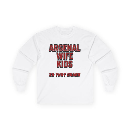 T-Shirt Manches Longues Mixte - In That Order (Arsenal)