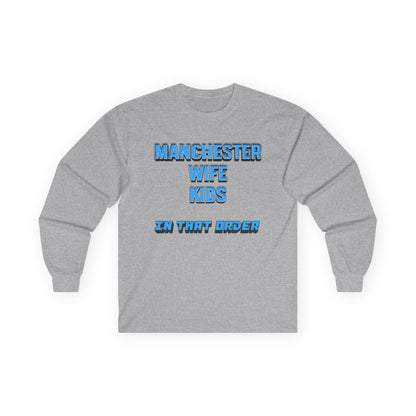 Mixed Long Sleeve T-Shirt - In That Order (Manchester City)