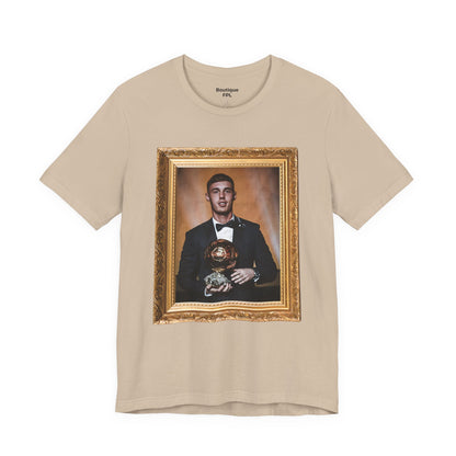 Unisex T-Shirt - Cole Palmer Ballon d'or (Chelsea, Gold Frame)