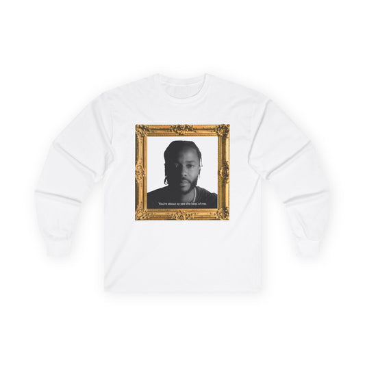 T-Shirt Manches Longues Mixte - Raheem Sterling "Best of me" (Gold Frame)