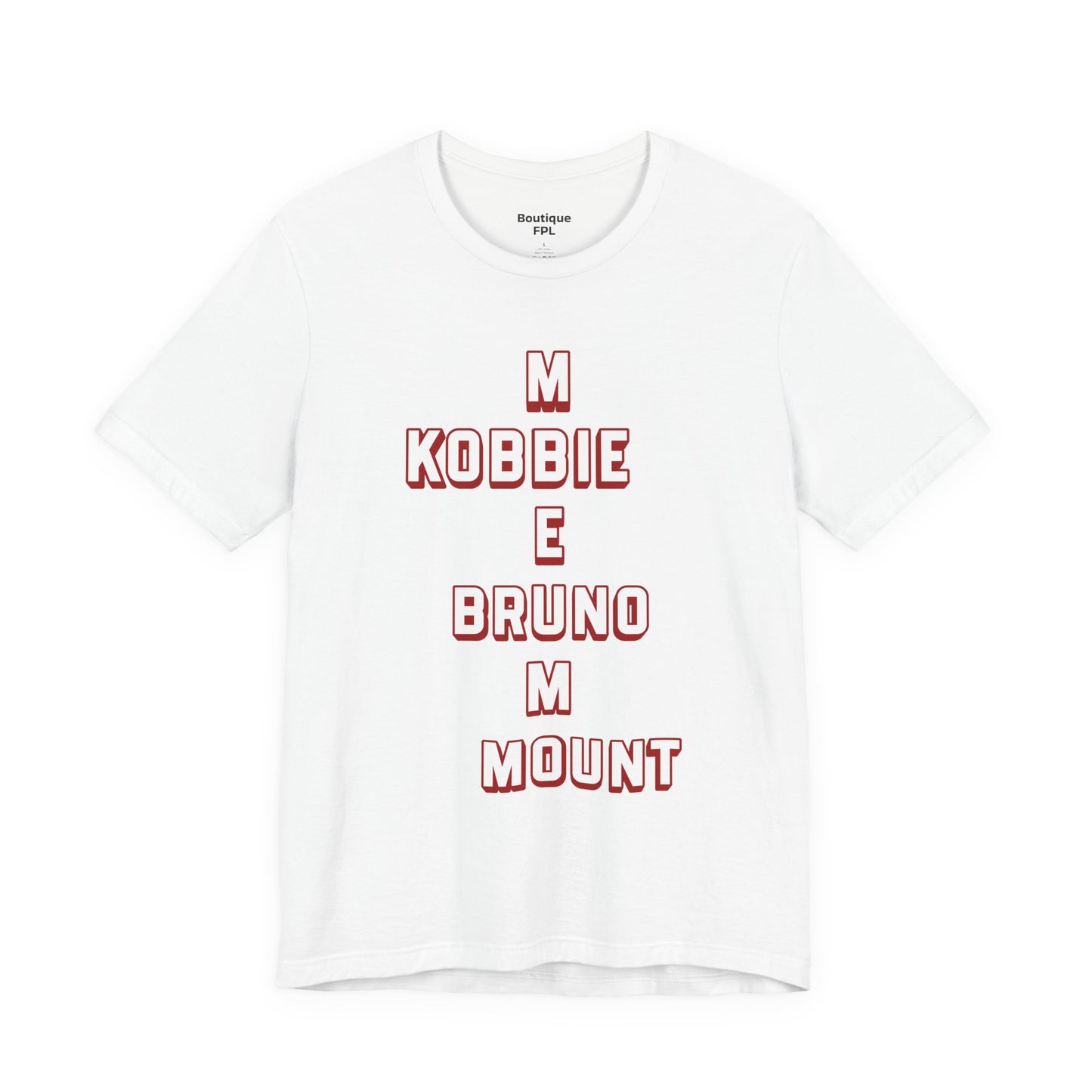 T-Shirt Mixte - Man United (Words, Mots)