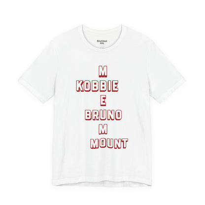 T-Shirt Mixte - Man United (Words, Mots)