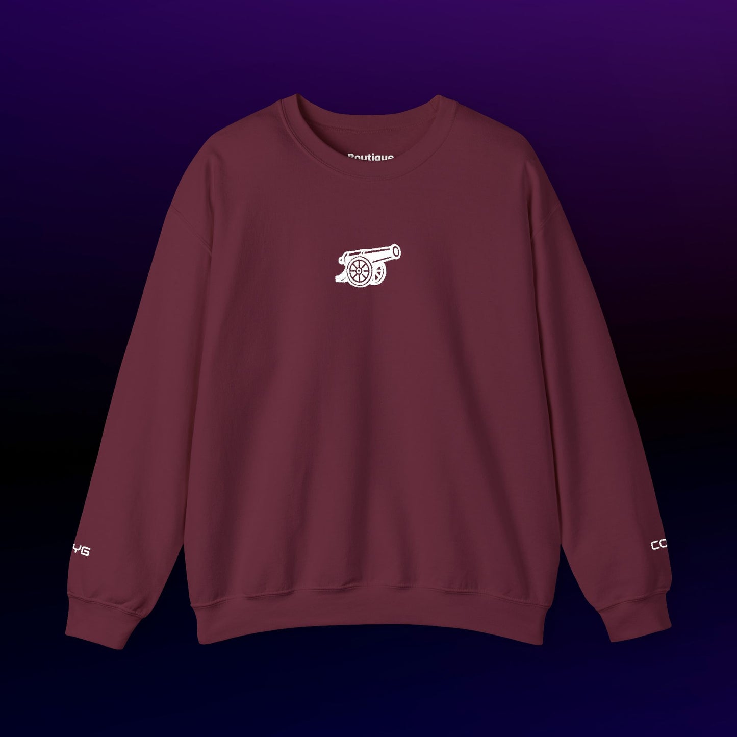 Pull Rouge Mixte avec motif Brodé - Arsenal