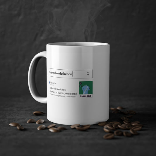 Mug - Haaland (Manchester City, Inevitable)