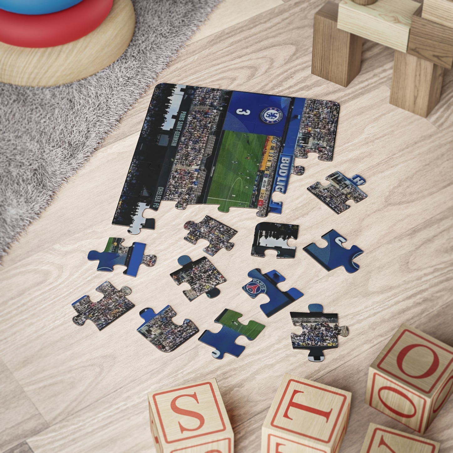 Puzzle football pour enfants - Chelsea vs PSG (CWC Final)