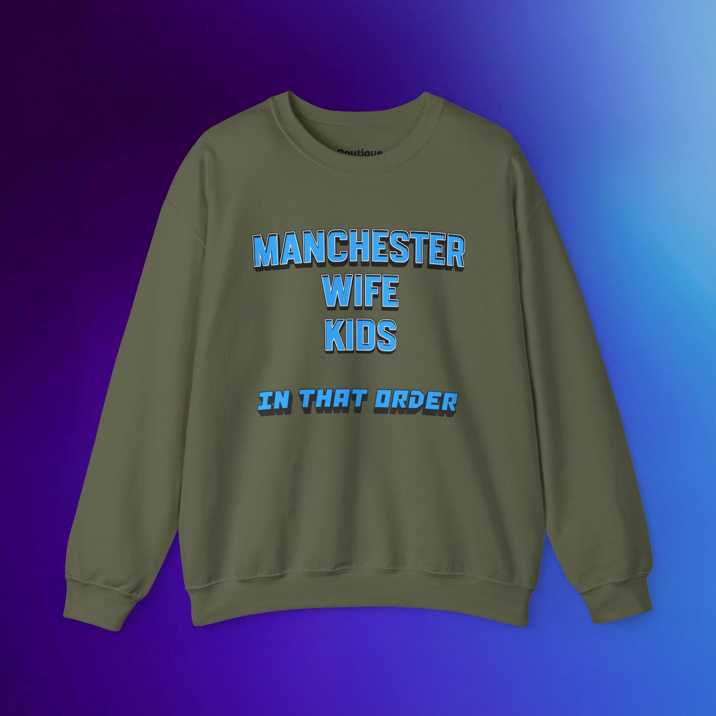 Mixed Sweater - In That Order (Manchester City)