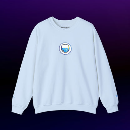 Unisex sweater with embroidered design - Man City
