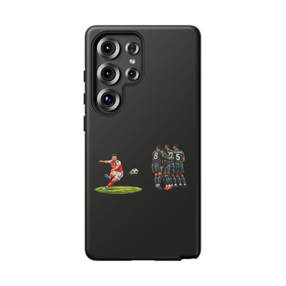 iPhone/Samsung Case - Declan Rice Free Kick (Arsenal phone case)