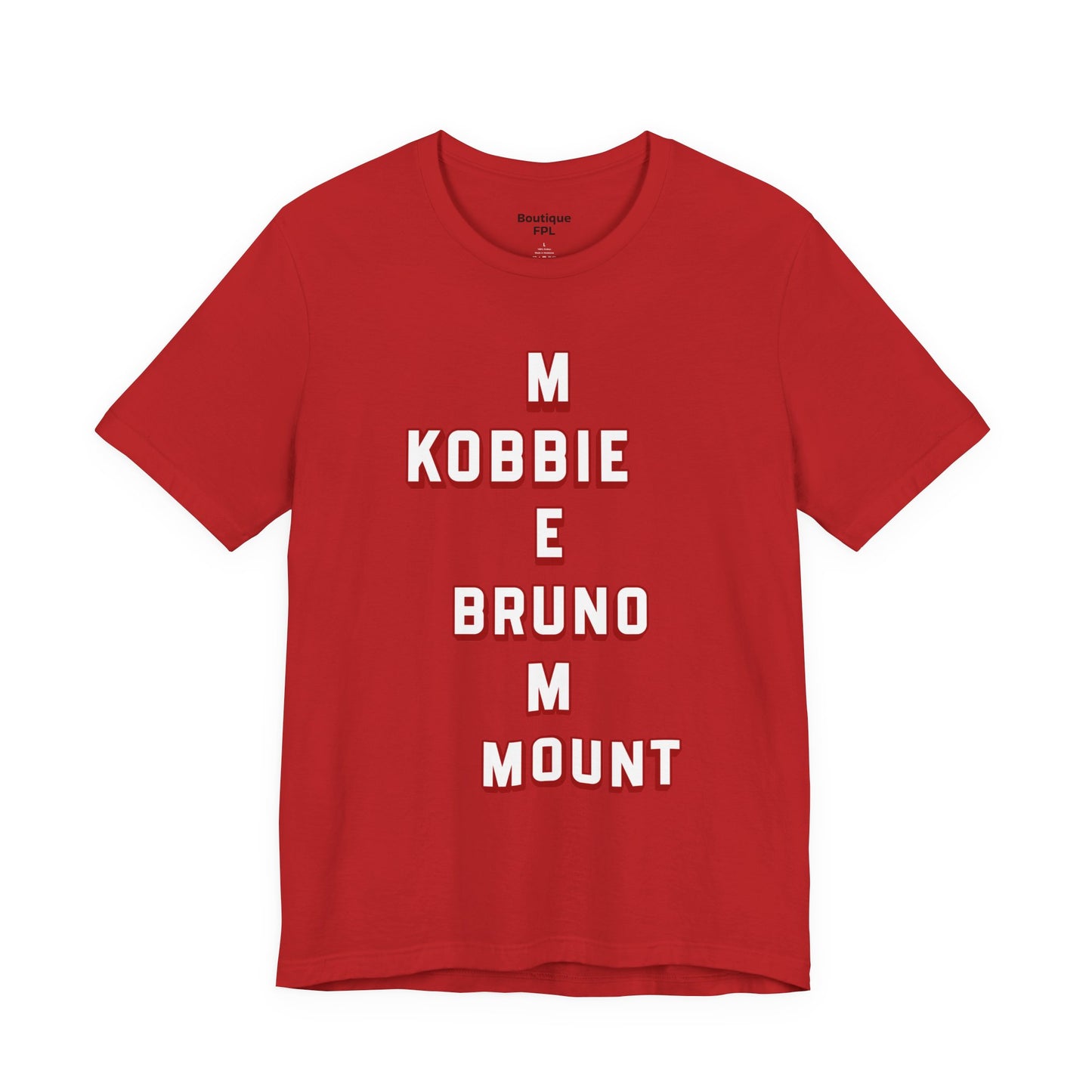 T-Shirt Mixte - Man United (Words, Mots)