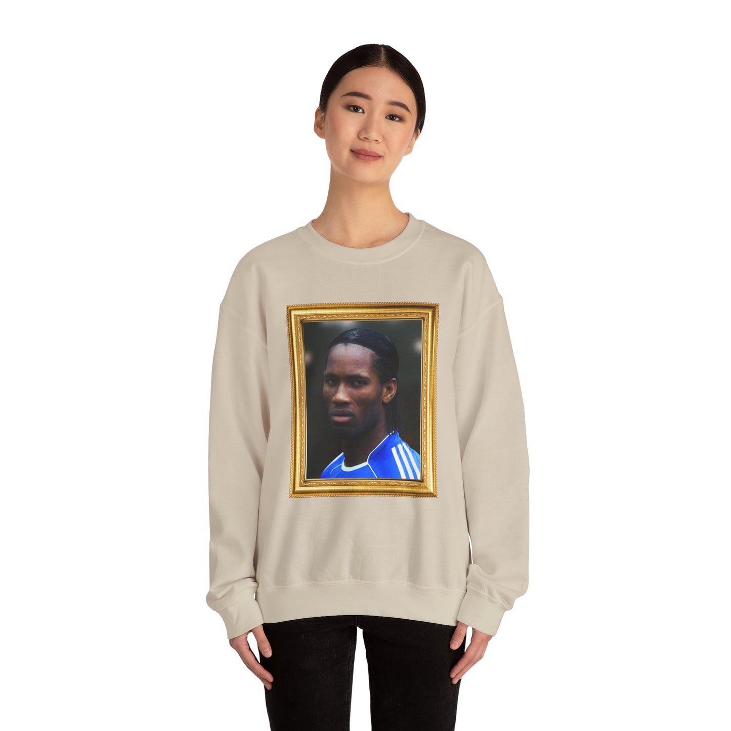 Mixed Sweater - Didier Drogba Chelsea Legend (Gold Frame)