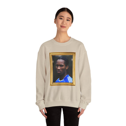 Mixed Sweater - Didier Drogba Chelsea Legend (Gold Frame)