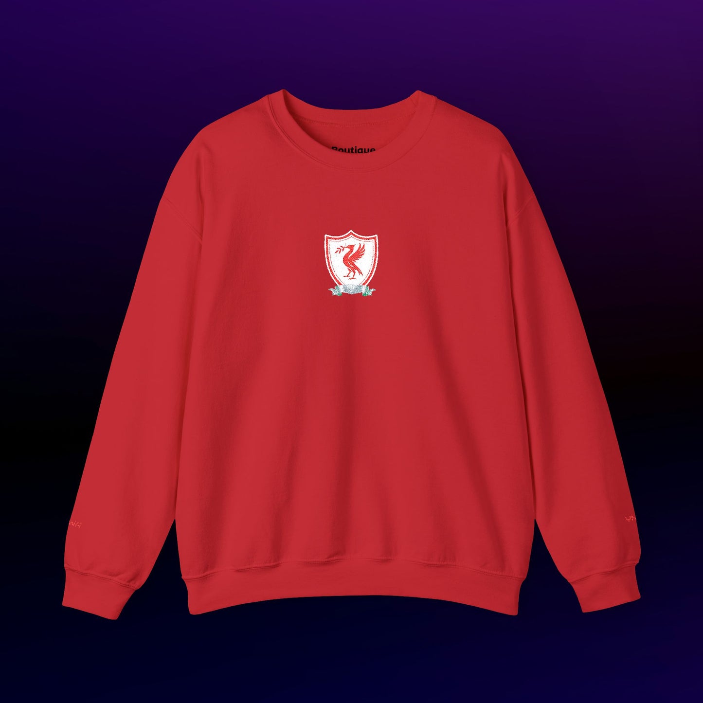 Unisex sweater with embroidered design - Liverpool