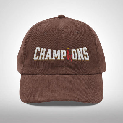 Casquette en velours côtelé et brodé - PL Champions (Arsenal)