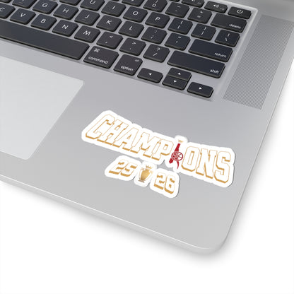 Football Sticker — Champions (Arsenal)