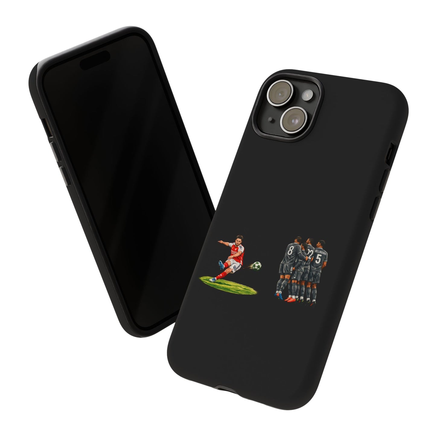 iPhone/Samsung Case - Declan Rice Free Kick (Arsenal phone case)