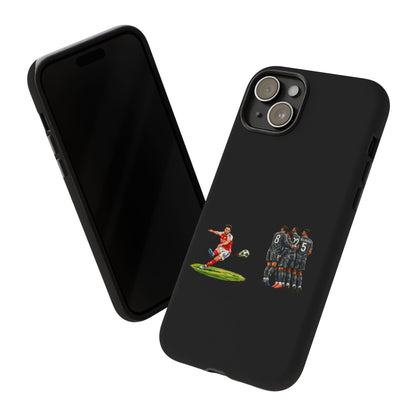 iPhone/Samsung Case - Declan Rice Free Kick (Arsenal phone case)
