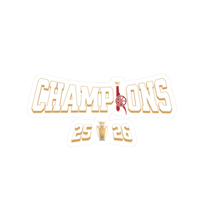 Football Sticker — Champions (Arsenal)