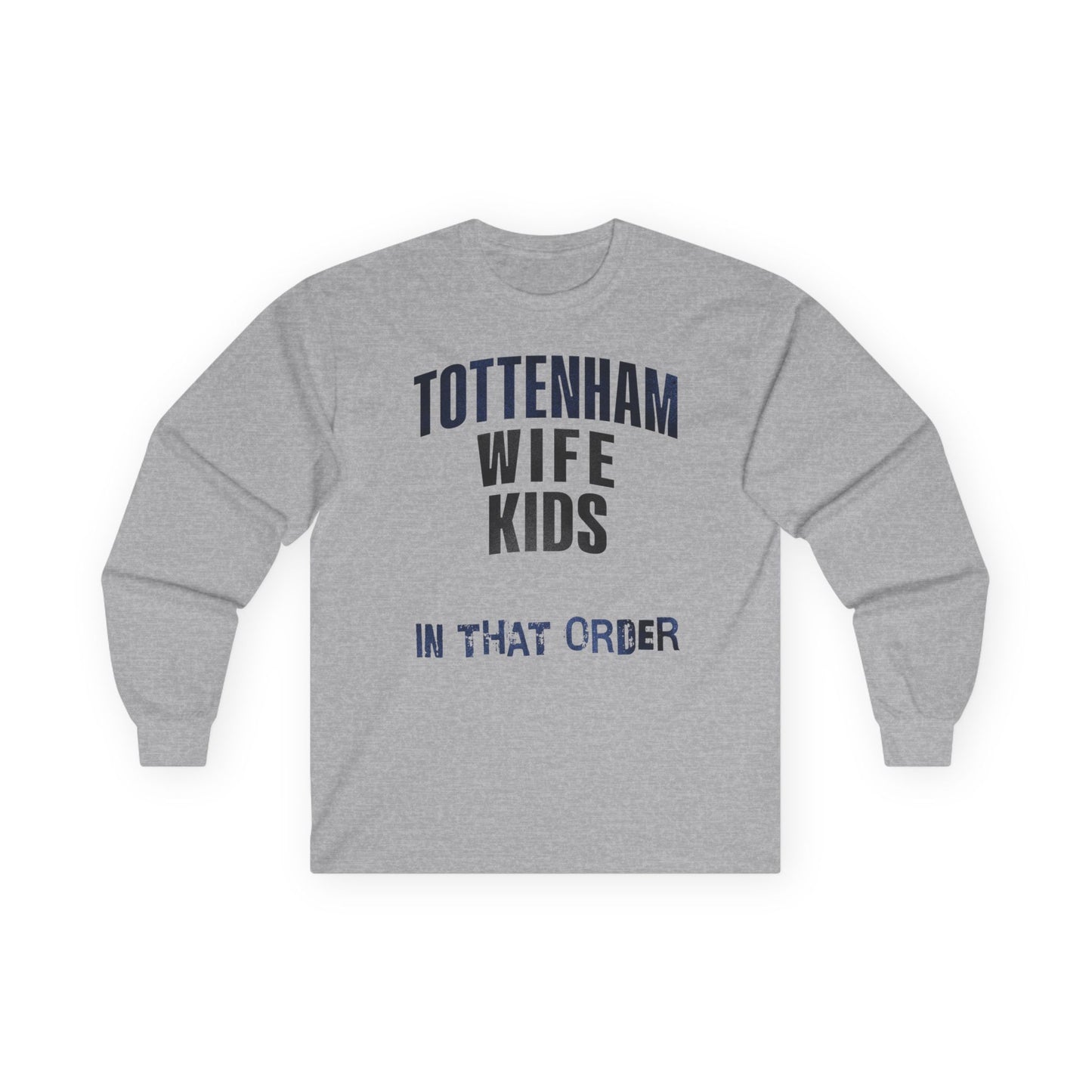 T-Shirt Manches Longues Mixte - In That Order (Tottenham)