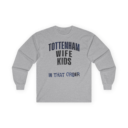 T-Shirt Manches Longues Mixte - In That Order (Tottenham)
