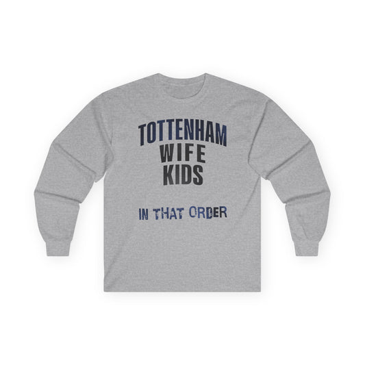 T-Shirt Manches Longues Mixte - In That Order (Tottenham)