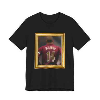 T-Shirt Mixte - Henry Arsenal Legend (Portrait, Gold Frame)