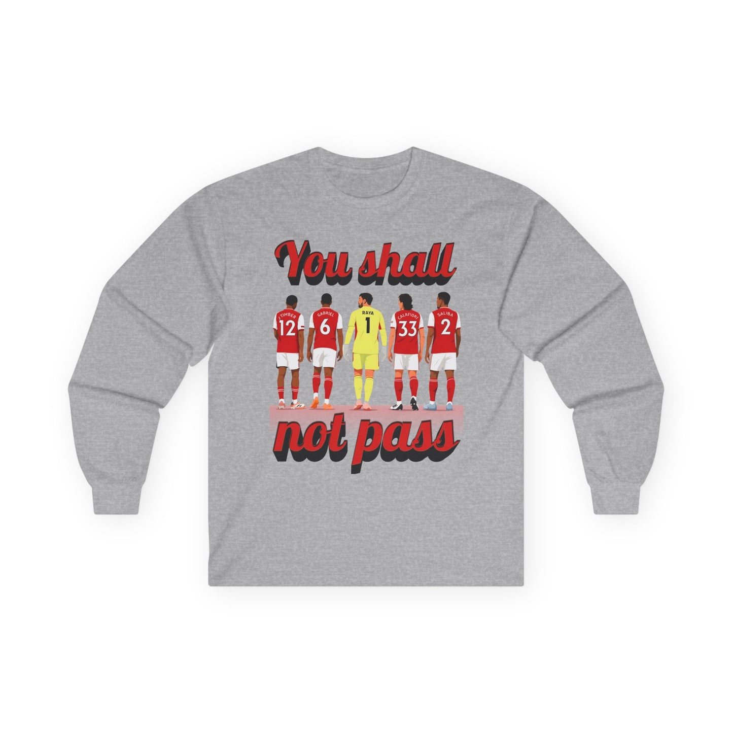 Mixed Long Sleeve T-Shirt - Arsenal "You Shall Not Pass"