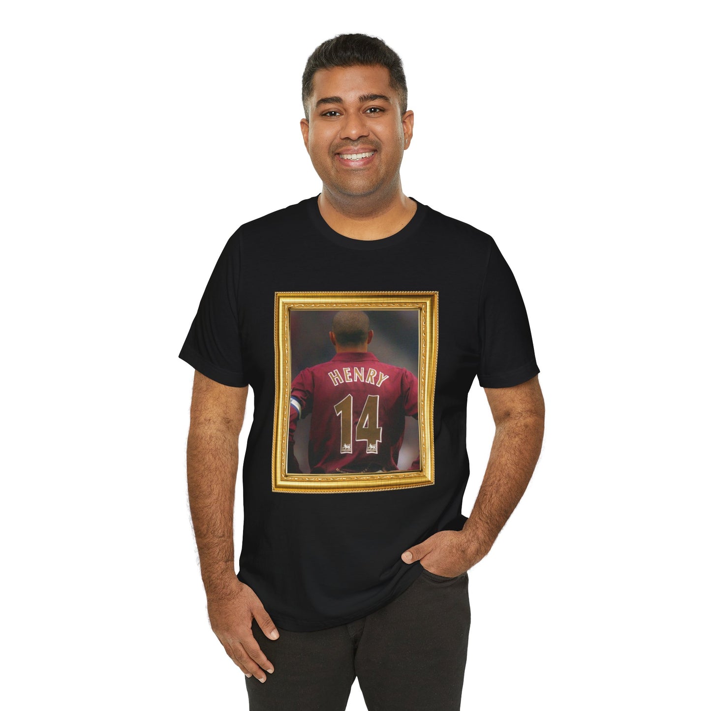 T-Shirt Mixte - Henry Arsenal Legend (Portrait, Gold Frame)