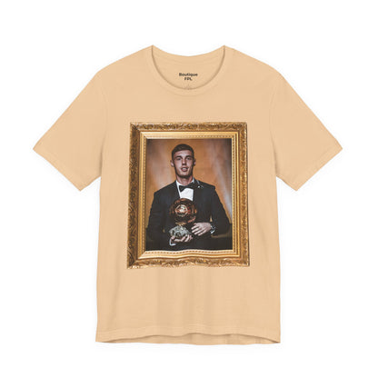 Unisex T-Shirt - Cole Palmer Ballon d'or (Chelsea, Gold Frame)