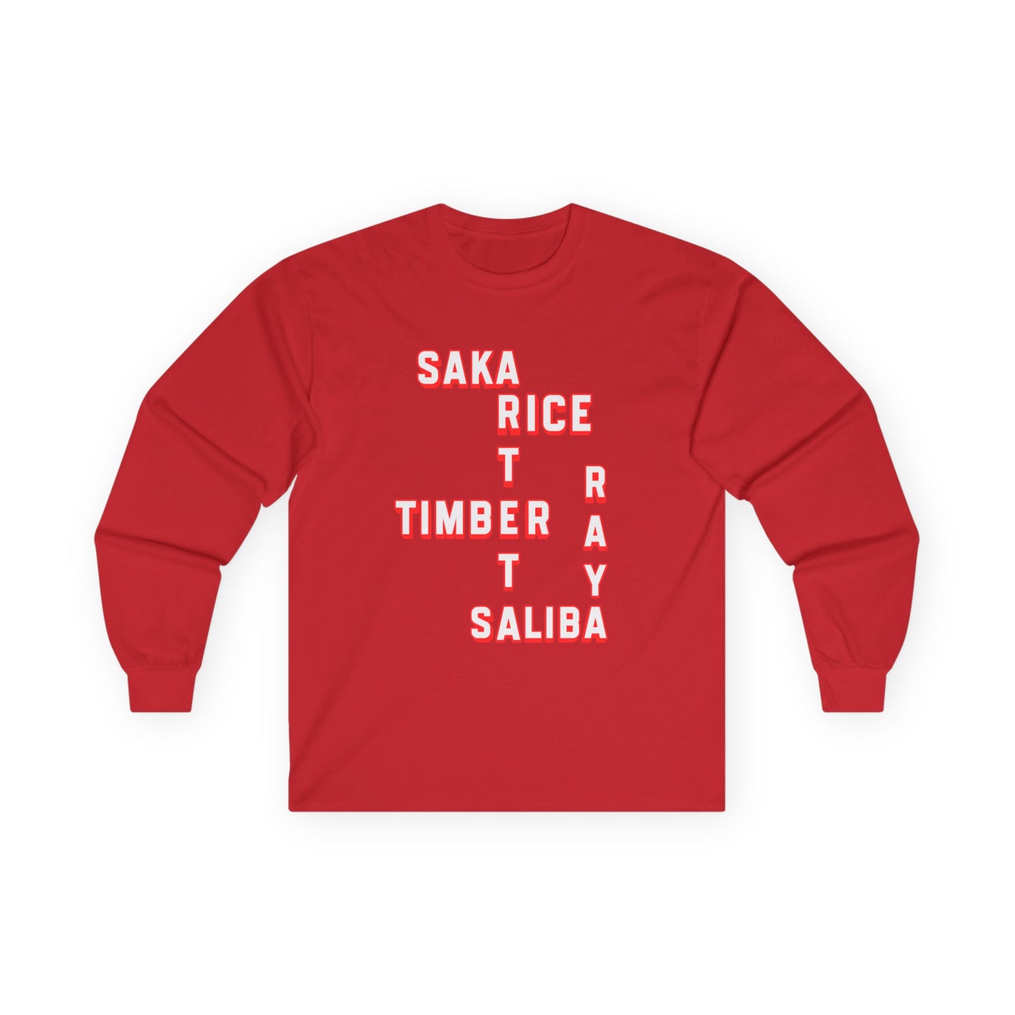 Unisex Long Sleeve T-Shirt - Arsenal (Words, Mots)