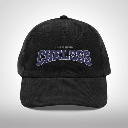 Casquette en velours côtelé et brodé - 'CHELSSS' Chelsea