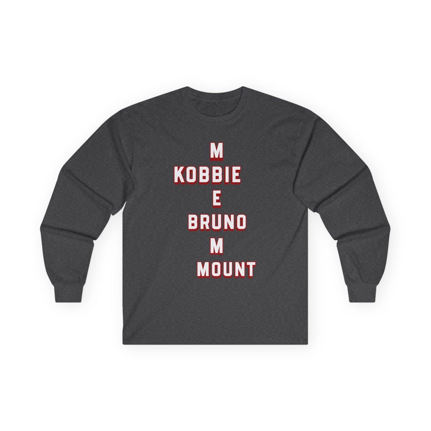 Unisex Long Sleeve T-Shirt - Manchester United (Words, Mots)