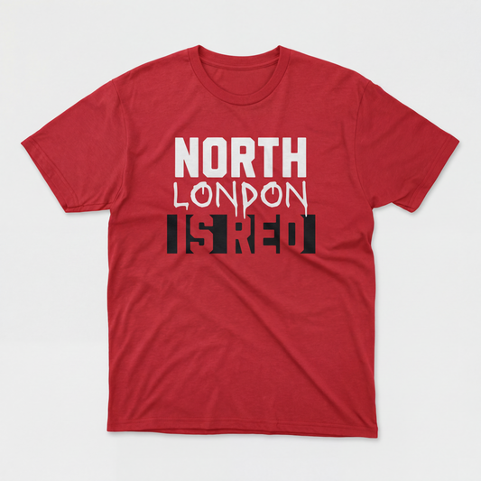 T-Shirt Mixte - North London is Red (Arsenal)