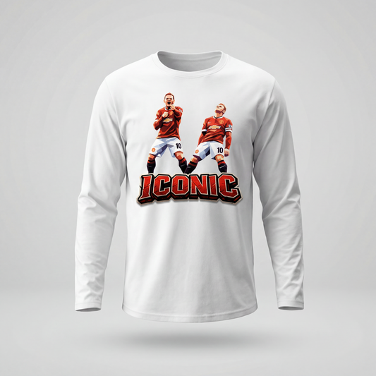 T-Shirt Manches Longues - Wayne Rooney (Manchester United)